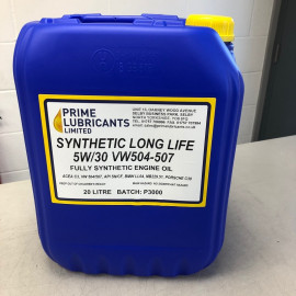 PRIME SYNTHETIC 5W30 VW504,507 (20LITRE) 